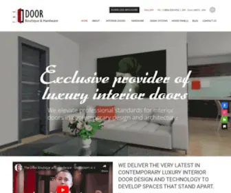 Thedoorboutique.com(The Door Boutique and Hardware) Screenshot