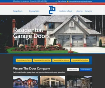 Thedoorco.net(The Door Company) Screenshot