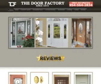 Thedoorfactoryfl.com(Residential Doors Fort Lauderdale) Screenshot