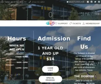 Thedoseum.org(The DoSeum) Screenshot