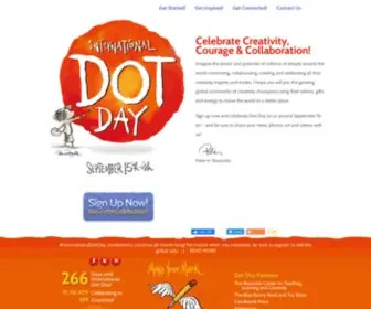 Thedotclub.org(International Dot Day) Screenshot
