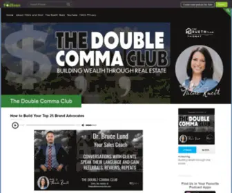 Thedoublecommaclub.com(The Double Comma Club) Screenshot