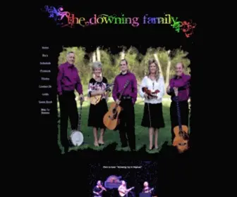 Thedowningfamily.net(The Downing Family) Screenshot