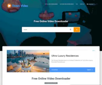 Thedownvideo.com(Thedownvideo Free videos Downloader from YouTube) Screenshot