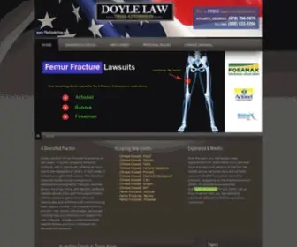 Thedoylefirm.com(Georgia Defective Product Trial Lawyers) Screenshot