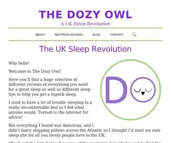 Thedozyowl.co.uk(The UK Sleep Revolution) Screenshot