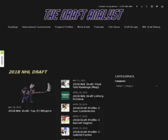 Thedraftanalyst.com(The Draft Analyst) Screenshot