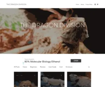 Thedragondivision.com(Bearded Dragon Information) Screenshot