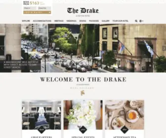 Thedrakehotel.com(The Drake) Screenshot
