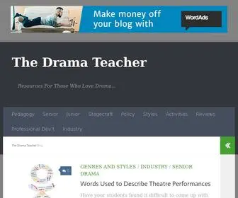 Thedramateacher.com(The Drama Teacher) Screenshot
