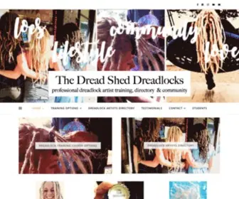 Thedreadshed.com(The Dread Shed Dreadlocks) Screenshot