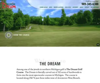 Thedream.golf(Among one of the jewels in northern Michigan golf) Screenshot