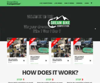 Thedreambikecompetition.com(We make dreams come true) Screenshot