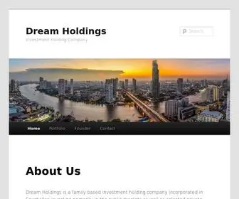 Thedreamholdings.com(Investment Holding Company) Screenshot