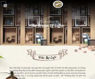 Thedreamofcoffee.vn(The Dream Of Coffee) Screenshot