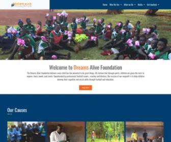 Thedreamsalivefdn.org(Dreams Alive Foundation) Screenshot