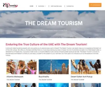 Thedreamtourism.com(Best deals for dubai activities) Screenshot