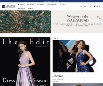 Thedresswarehouse.com(Designer Dresses Always on Sale) Screenshot