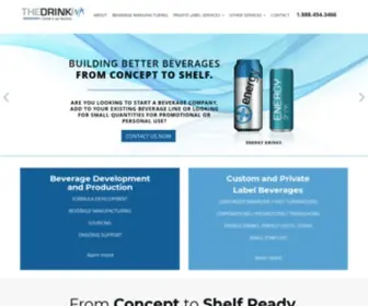 Thedrinkink.com(Private Label Beverages) Screenshot