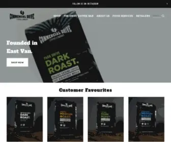 Thedrivecoffee.com(Commercial Drive Coffee Company) Screenshot