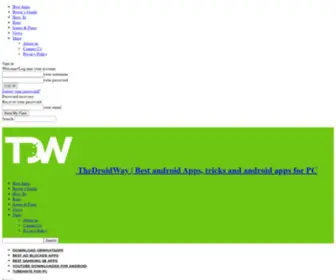 Thedroidway.com(Thedroidway) Screenshot