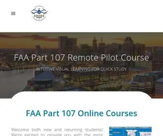 Thedronecoach.io(FAA Drone Certification Online Test Prep Classes) Screenshot