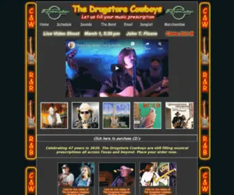 ThedrugStorecowboys.com(Live Entertainment) Screenshot