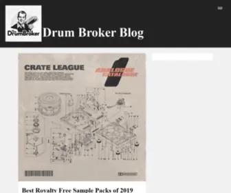 Thedrumbrokerblog.com(Hip Hop Sample Packs by The Drum Broker) Screenshot