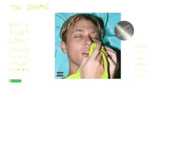 Thedrums.com(The Drums) Screenshot
