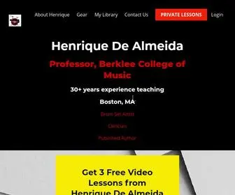 Thedrumsetcoach.com(Henrique De Almeida) Screenshot