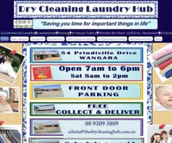 Thedrycleaninghub.net(Dry Cleaning Laundry Hub) Screenshot