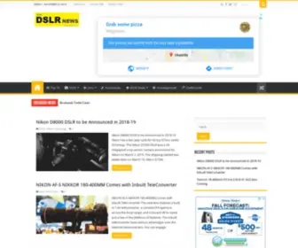 Thedslrnews.com(DSLR Camera News) Screenshot