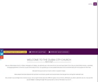 Thedubaicitychurch.org(The Dubai City Church) Screenshot