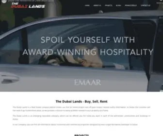 Thedubailands.com(The Dubai Lands) Screenshot