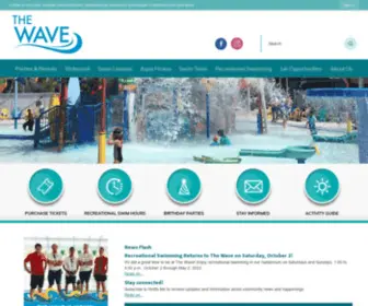 Thedublinwave.com(Dublin Aquatic Center) Screenshot