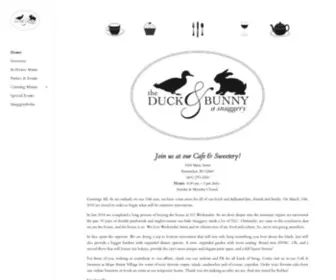 Theduckandbunnysweetery.com(The Duck & Bunny Sweetery) Screenshot