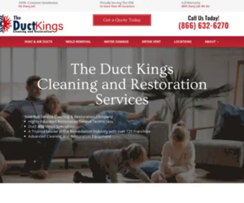 Theductkings.com(The Duct Kings) Screenshot