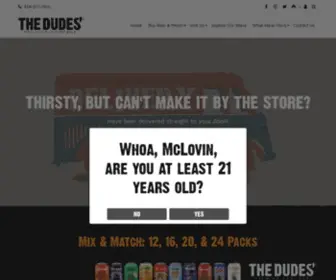 Thedudesbrew.com(The Dudes' Brewing Company) Screenshot