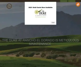 Thedukegolf.com(The Duke Golf Club) Screenshot