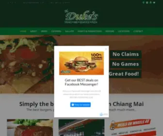 Thedukes.co.th(We are an American restaurant in Chiang Mai) Screenshot