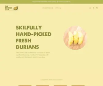 Thedurian.club(The Durian Club Delivery) Screenshot