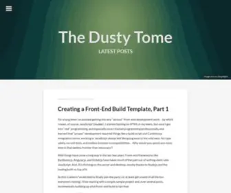 Thedustytome.com(The Dusty Tome) Screenshot