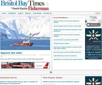 Thedutchharborfisherman.com(The Bristol Bay Times) Screenshot