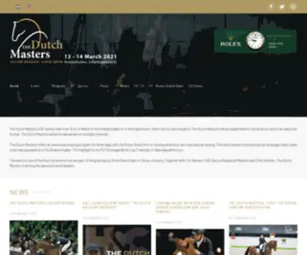 Thedutchmasters.com(Indoor Brabant Horse Show) Screenshot