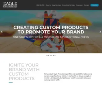 Theeagledesigngroup.com(Transforming Your Brand Ideas into Innovative Retail & Promotional Products) Screenshot