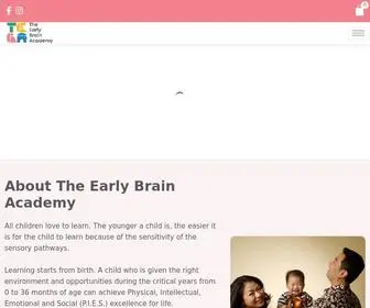 Theearlybrainacademy.com(The Early Brain Academy) Screenshot