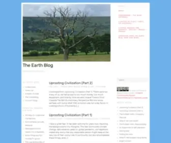 Theearthblog.org(The Earth Blog) Screenshot