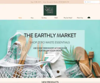 Theearthlymarket.com(Zero Waste Store) Screenshot