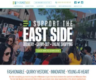 Theeastside.org(East Side Business Improvement District) Screenshot