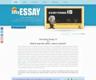 Theeasyessay.com(Essay Writing Made Easy) Screenshot